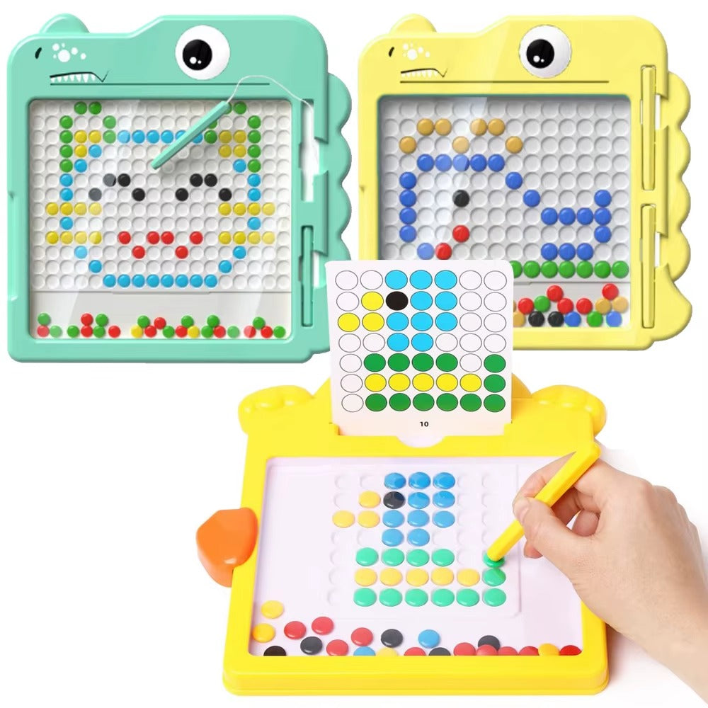 2-in-1 Magnetic Pen Drawing Board | Montessori DIY Puzzle Toy
