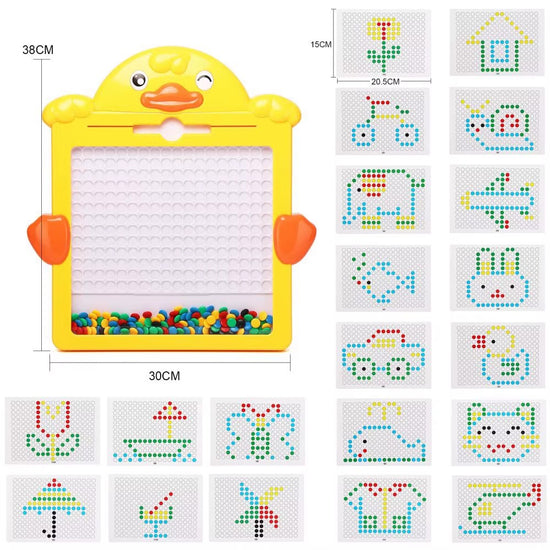 2-in-1 Magnetic Pen Drawing Board | Montessori DIY Puzzle Toy